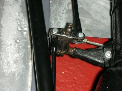 In this photograph, notice how much thread is visible on the support.<br />And tell me that there could NEVER be interference between the rod and the bar.